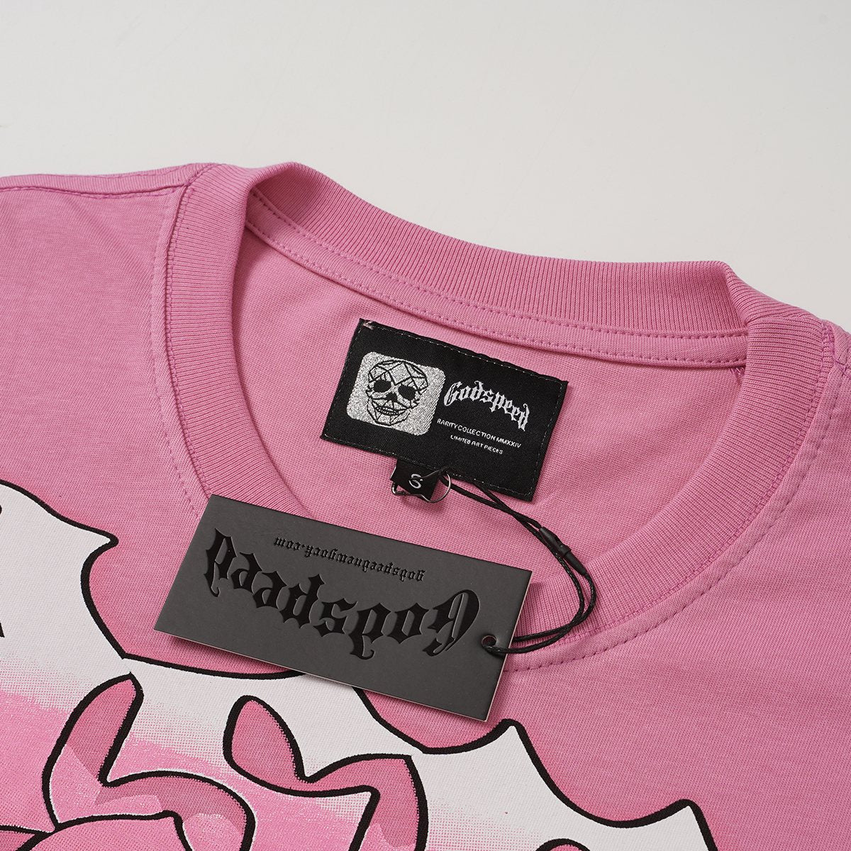 Godspeed Pink Graphic Short-Sleeve T-Shirt ¡ª hang_tag