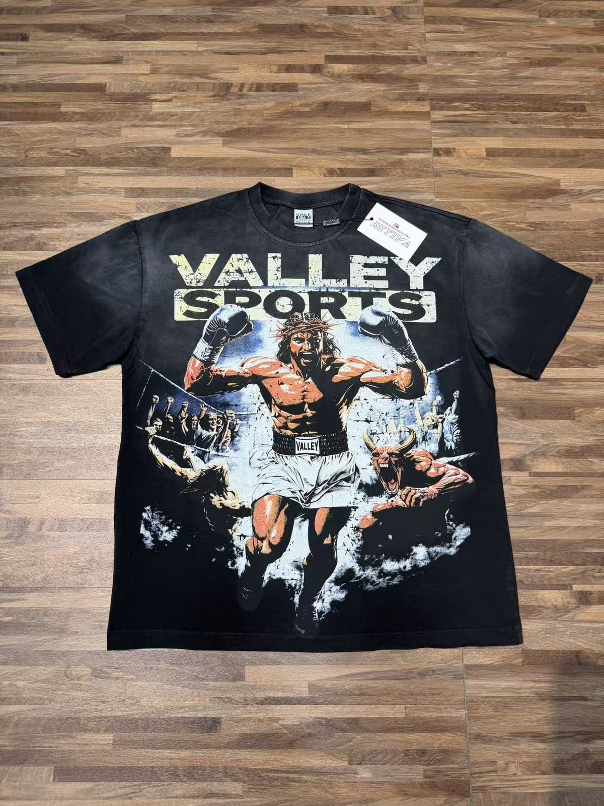 VALLEY Boxing Before Death Graphic T-Shirt ¡ª front