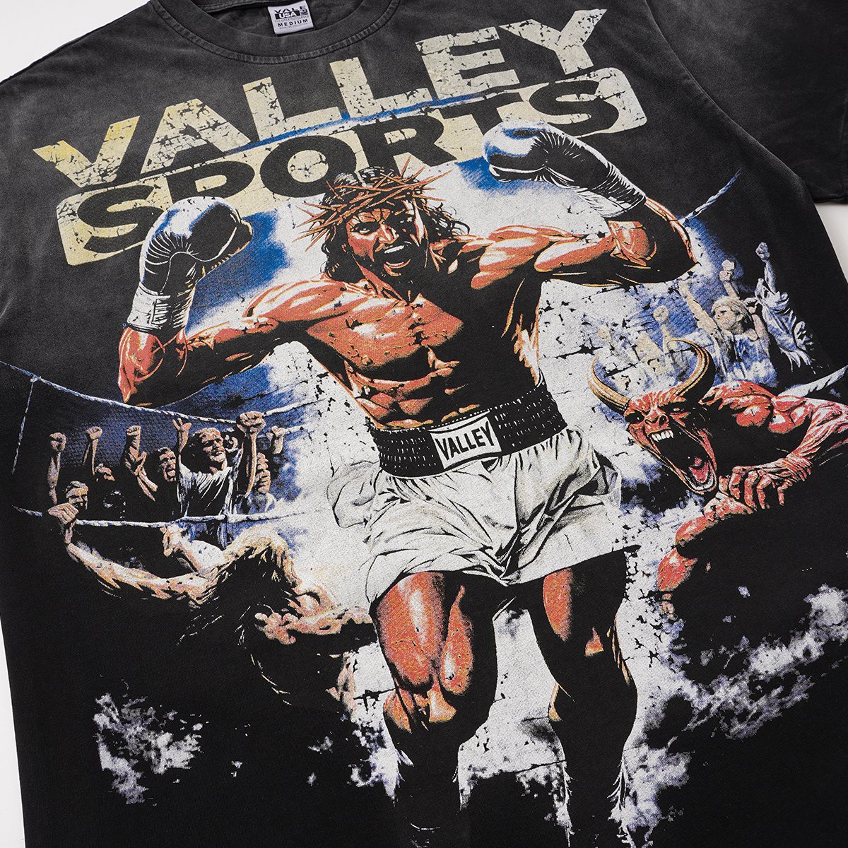 VALLEY Boxing Before Death Graphic T-Shirt ¡ª detail
