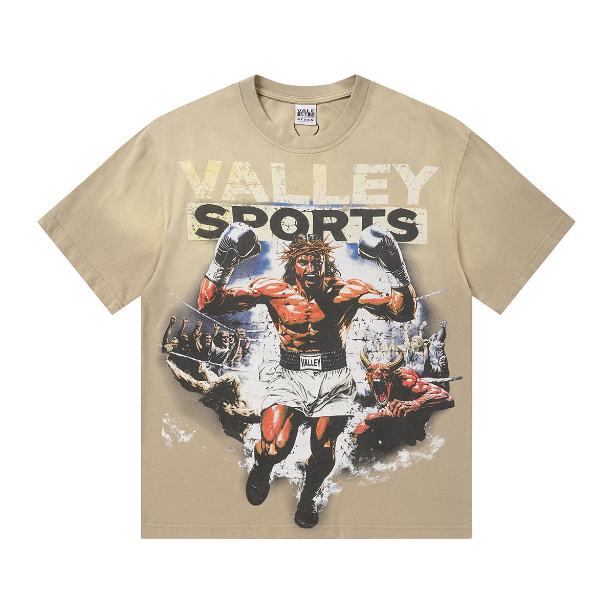 VALLEY Boxing Before Death Graphic T-Shirt ¡ª front