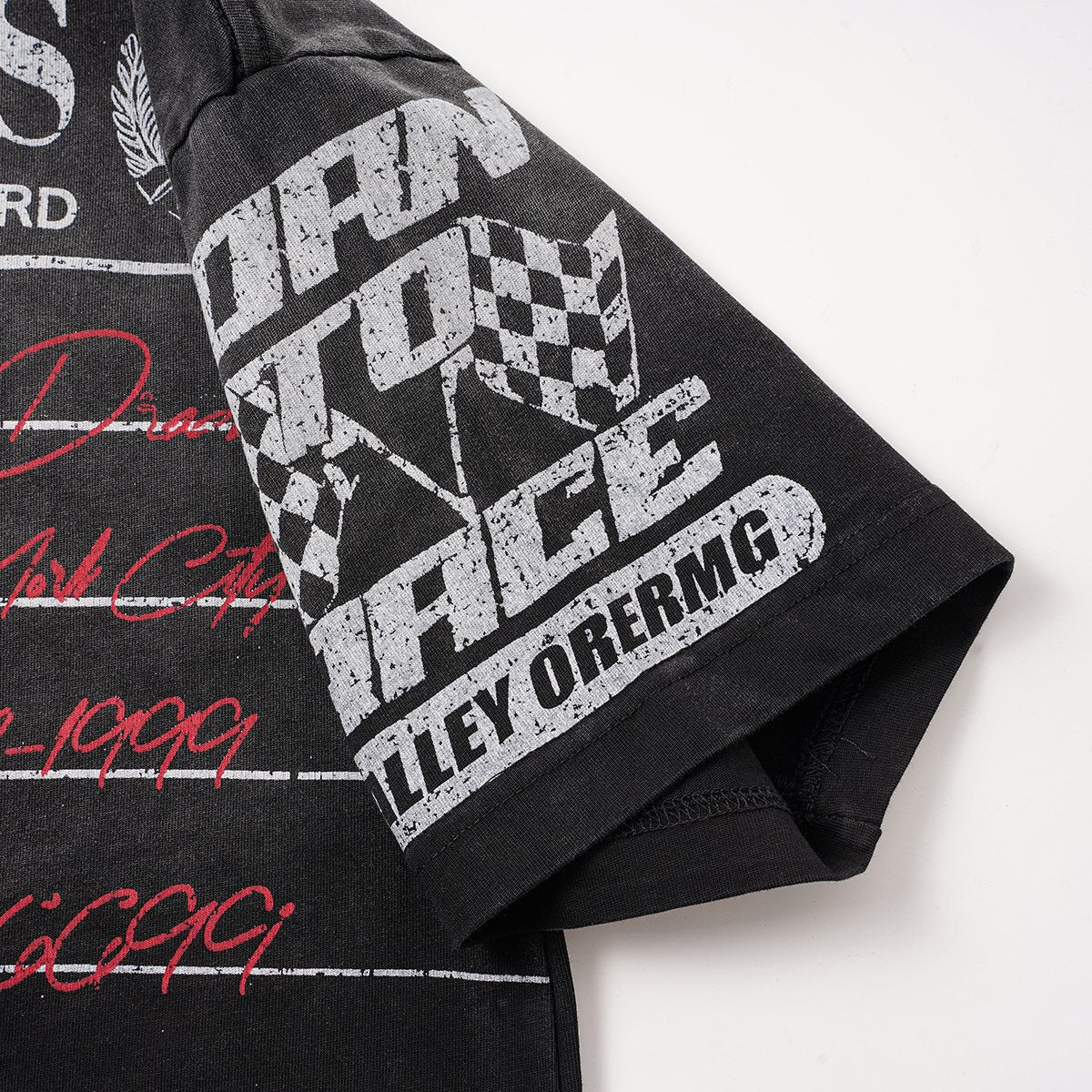 VALLEY Speedway Racing Graphic T-Shirt ¡ª detail