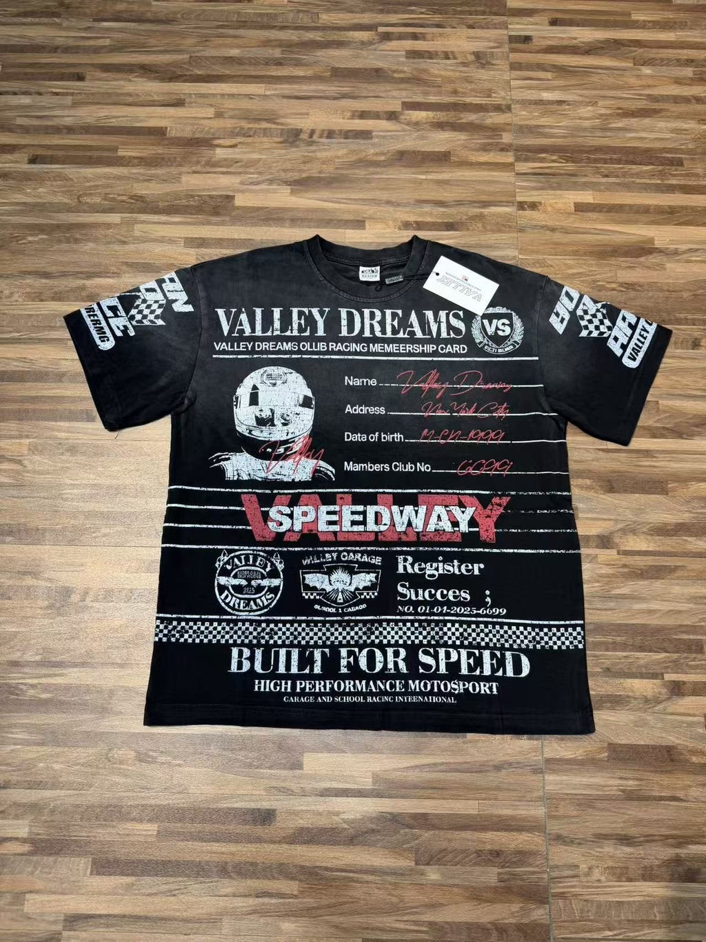 VALLEY Speedway Racing Graphic T-Shirt ¡ª front