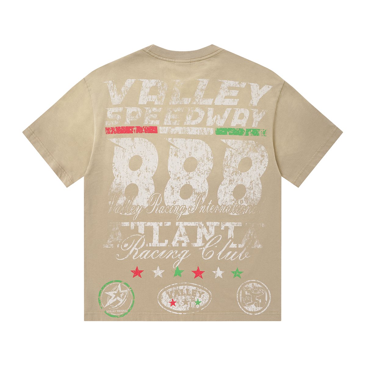 VALLEY Speedway 888 Racing Helmet Graphic T-Shirt ¡ª back
