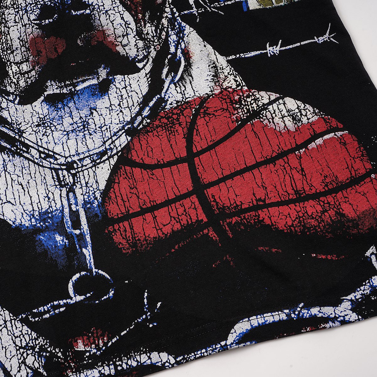 VALLEY Dog Basketball Graphic T-Shirt ¡ª detail