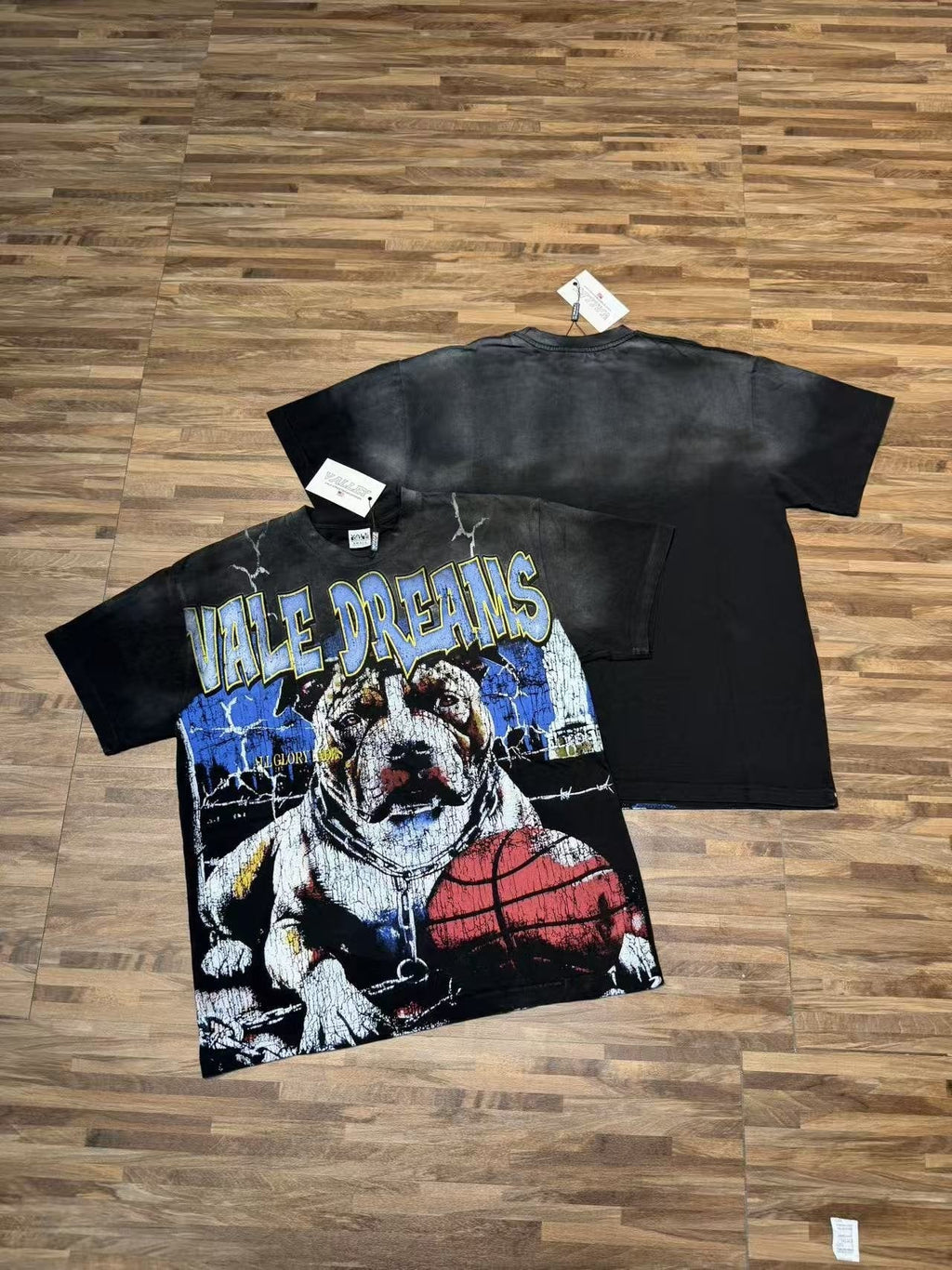 VALLEY Dog Basketball Graphic T-Shirt ¡ª context