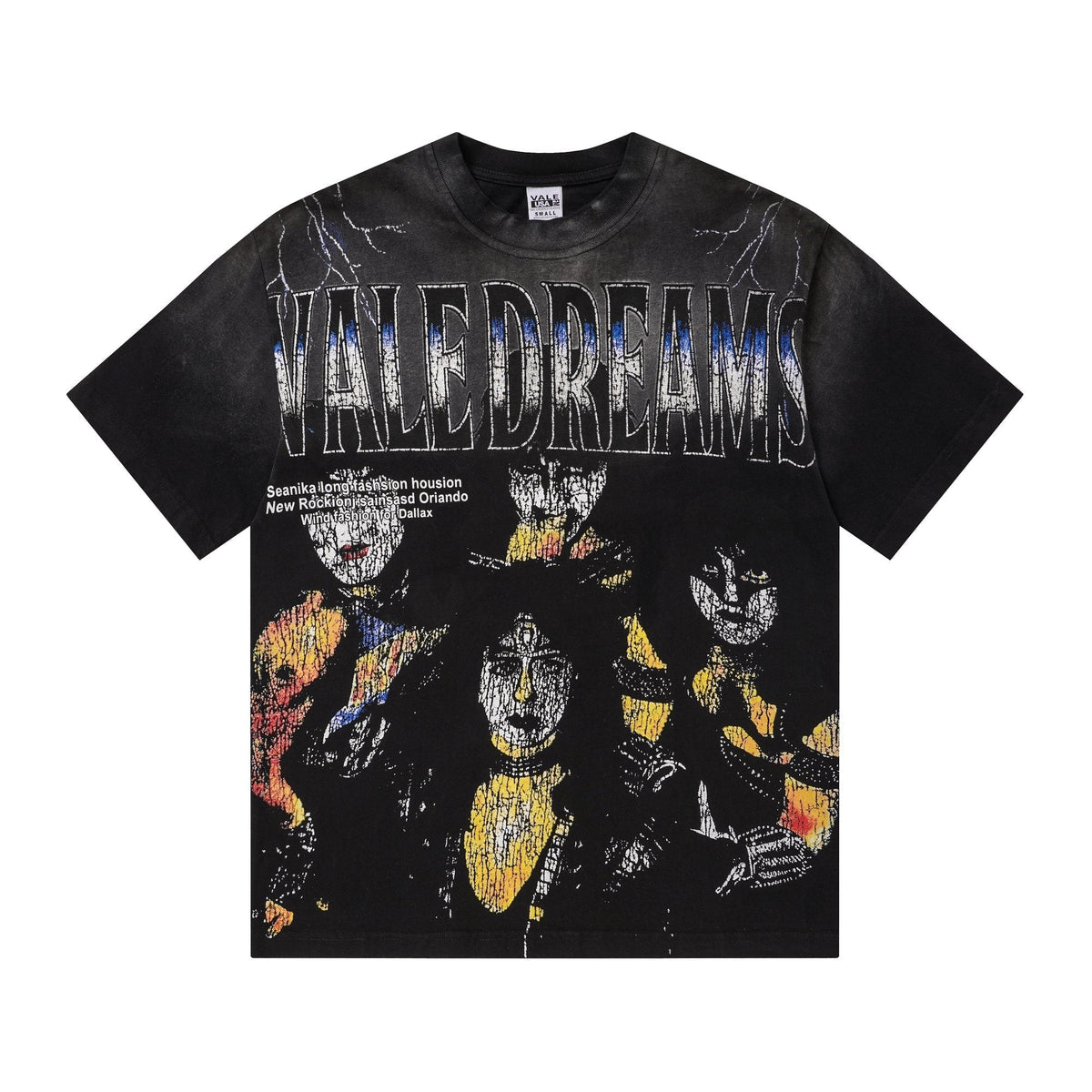 VALLEY Washed Black Graphic T-Shirt ¡ª hero