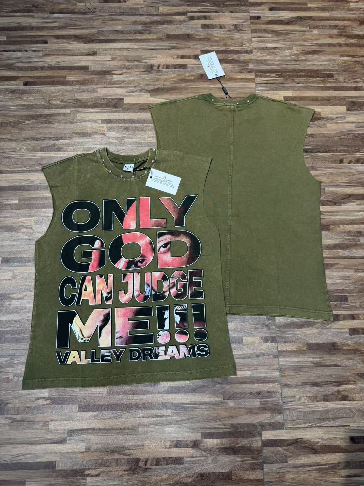 VALLEY Only God Can Judge Me Sleeveless T-Shirt ¡ª context
