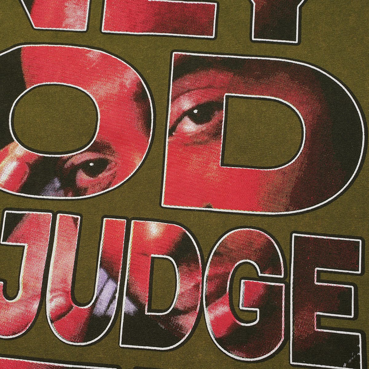 VALLEY Only God Can Judge Me Sleeveless T-Shirt ¡ª detail