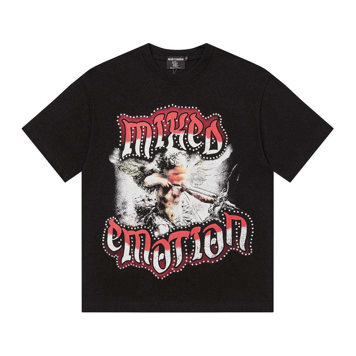 MIXED EMOTION Red & White Front/Back Graphic T-Shirt ¡ª hero