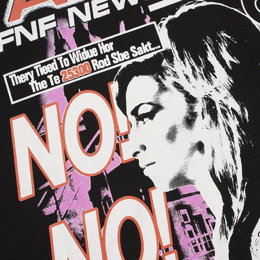 THAT'S A AWFUL LOT OF COUGH SYRUP News Network Graphic T-Shirt ¡ª detail