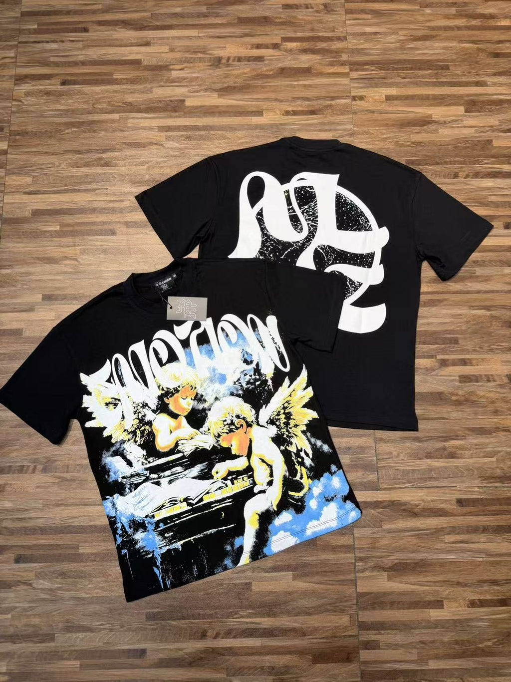MIXED EMOTION Rhinestone Graphic Short-Sleeve T-Shirt ¡ª context