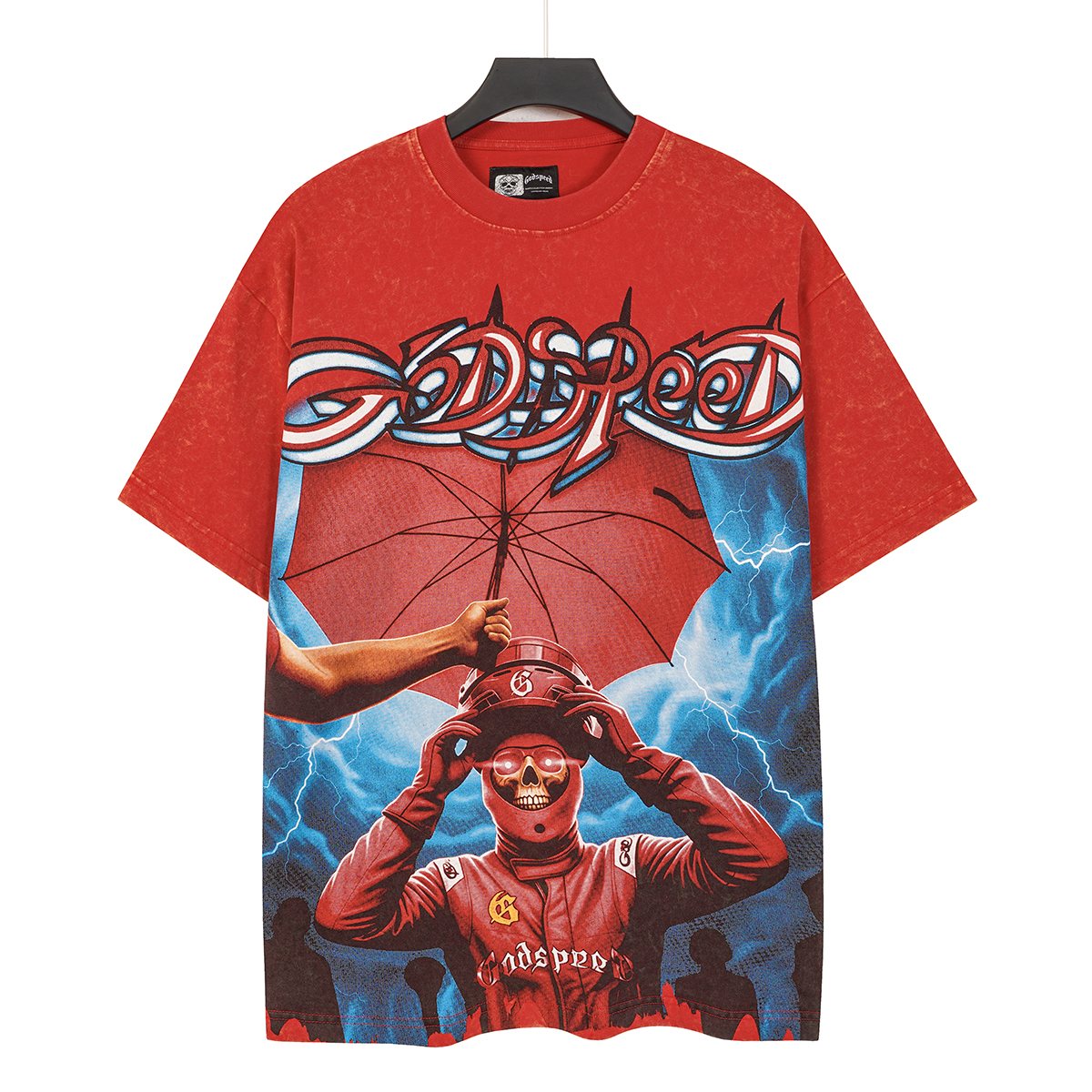 Godspeed Washed Graphic Short-Sleeve T-Shirt ¡ª front