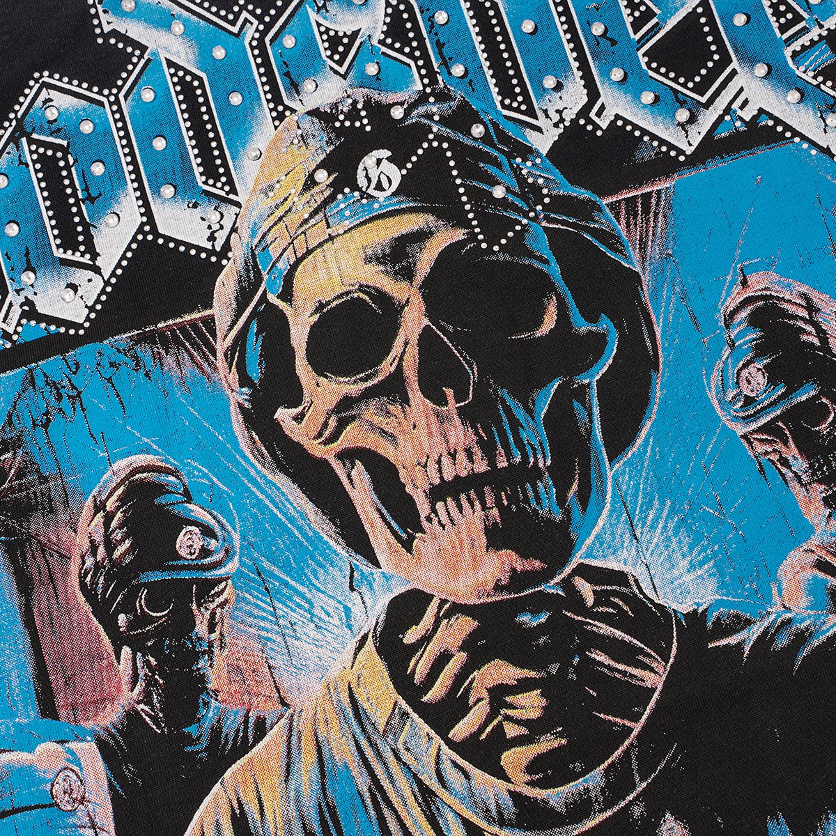 Godspeed Operational Surgeon Distressed Graphic T-Shirt ¡ª detail