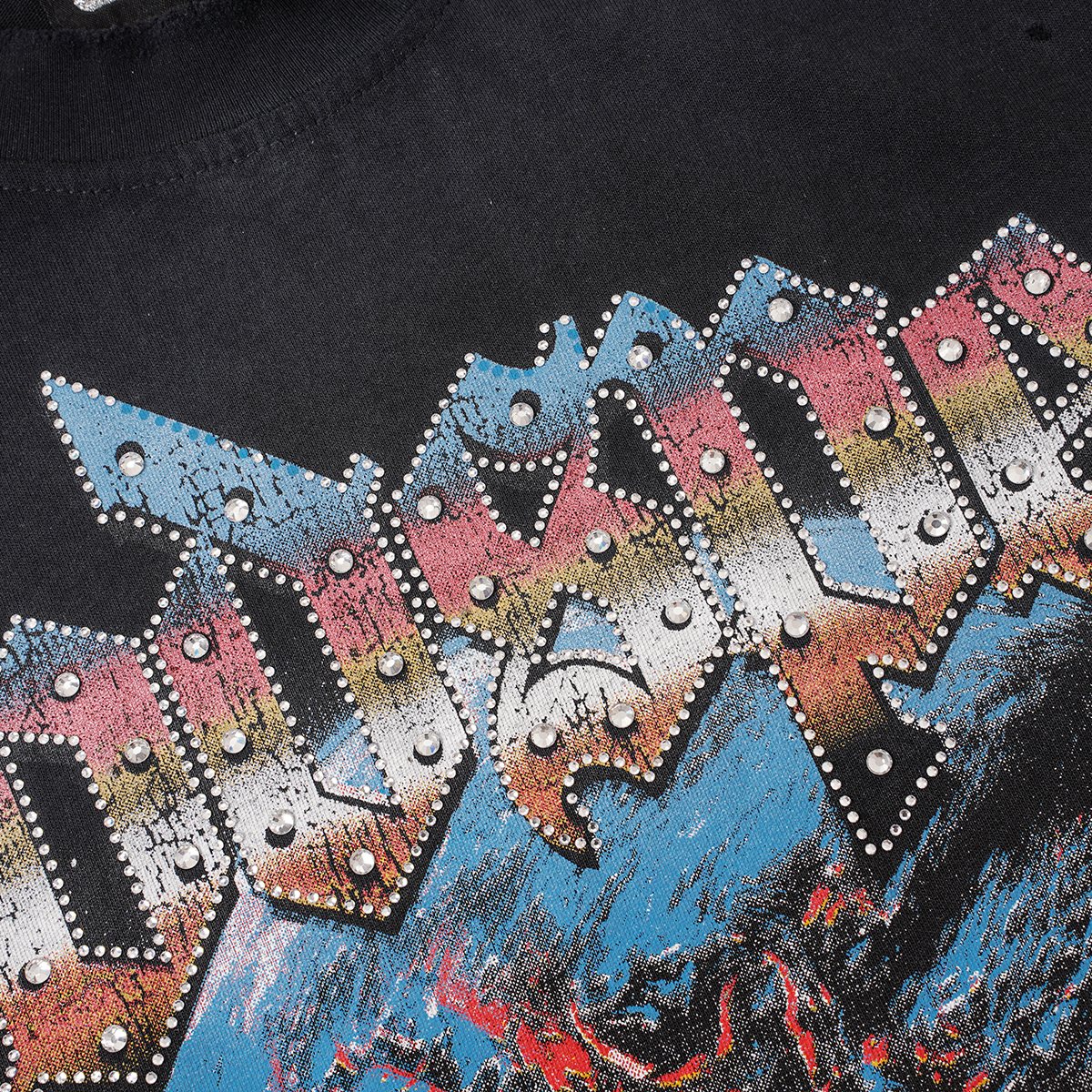 Godspeed Sunset Couple Distressed Graphic T-Shirt ¡ª detail