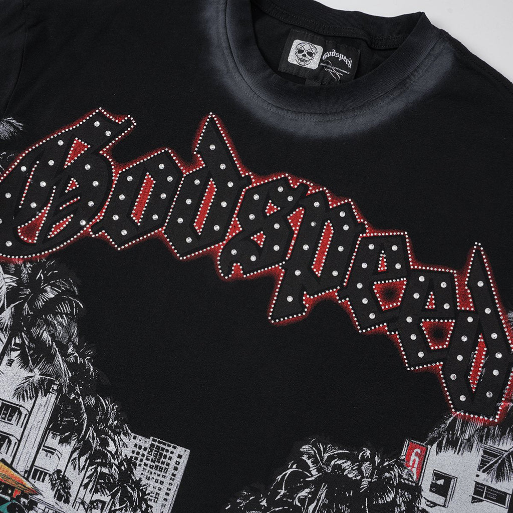 Godspeed Car Key Graphic T-Shirt ¡ª detail