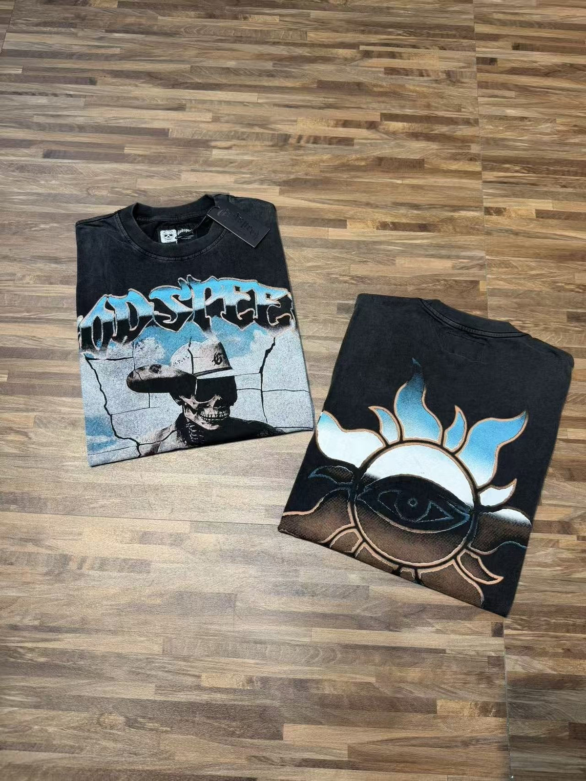 Godspeed Skeleton Guitar Graphic T-Shirt ¡ª context