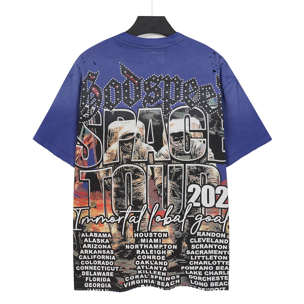 Godspeed Space Tour Astronaut Graphic Short-Sleeve T-Shirt ¡ª back