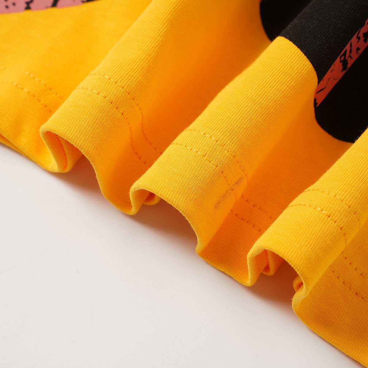 Godspeed Skeleton Band Guitar Graphic T-Shirt ¡ª fabric_closeup
