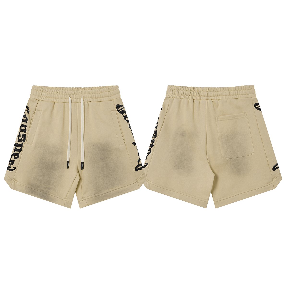 Godspeed Washed Drawstring Shorts ¡ª front
