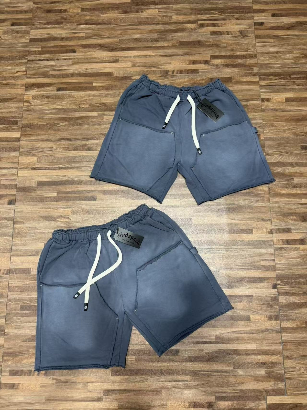 Godspeed Washed Graphic Sweat Shorts ¡ª context