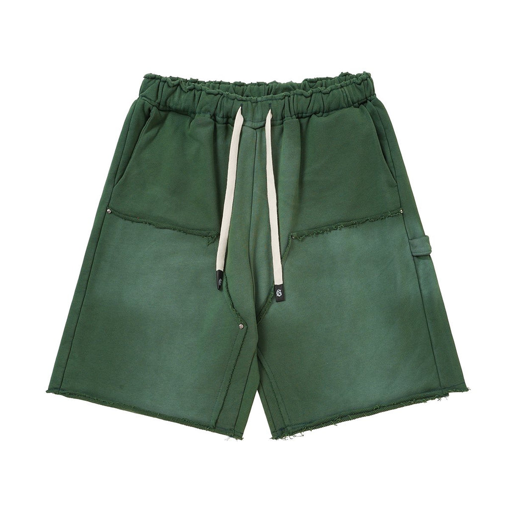 Godspeed Washed Graphic Sweat Shorts ¡ª front