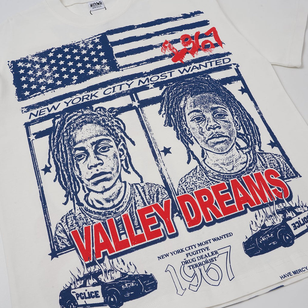 VALLEY NYC Most Wanted 1967 Graphic T-Shirt ¡ª front