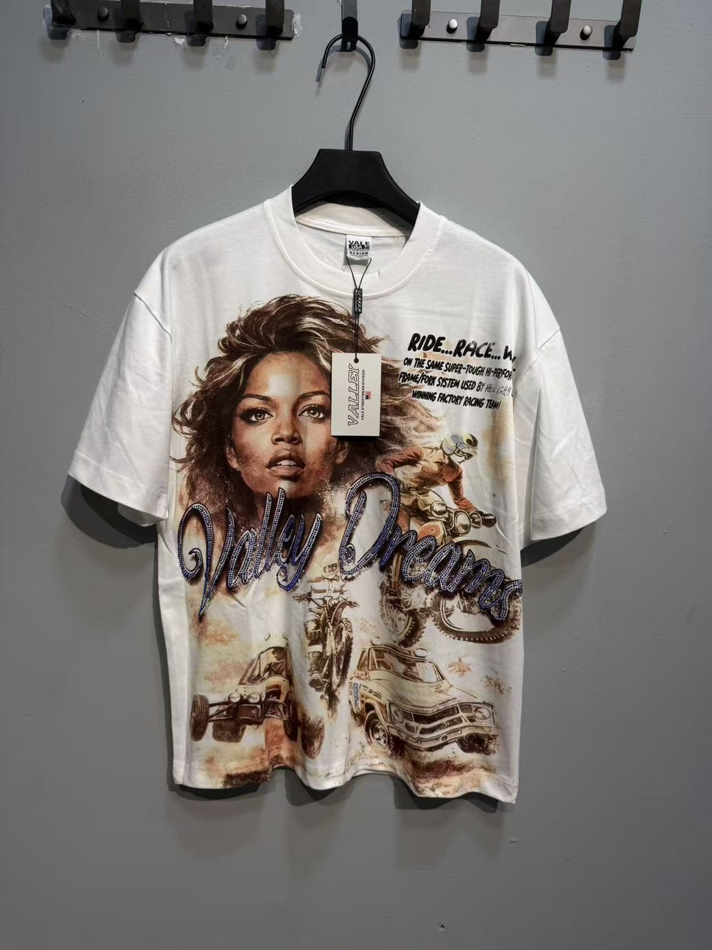 VALLEY Rhinestone Dreams Graphic T-Shirt ¡ª front