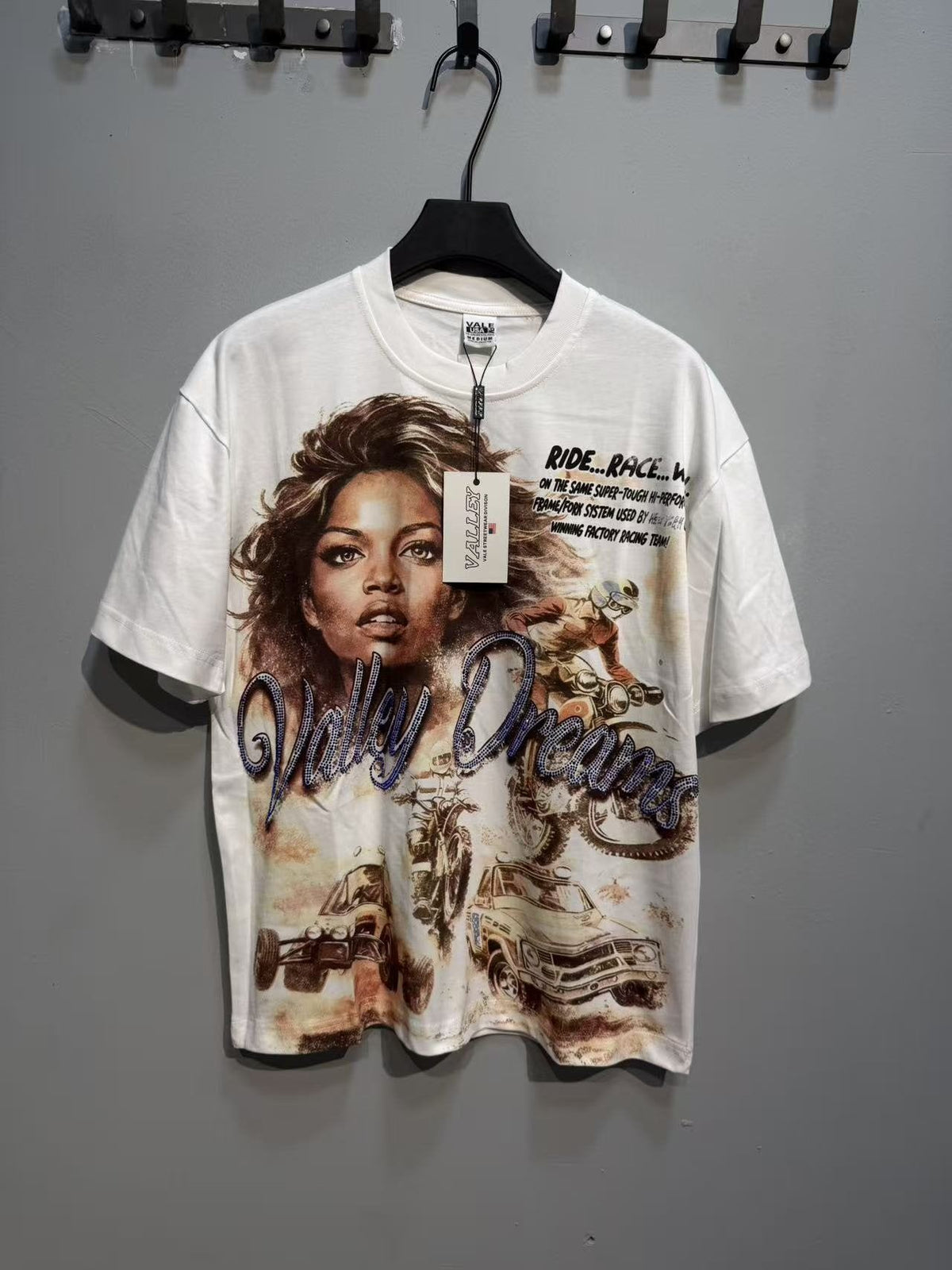 VALLEY Rhinestone Dreams Graphic T-Shirt ¡ª front