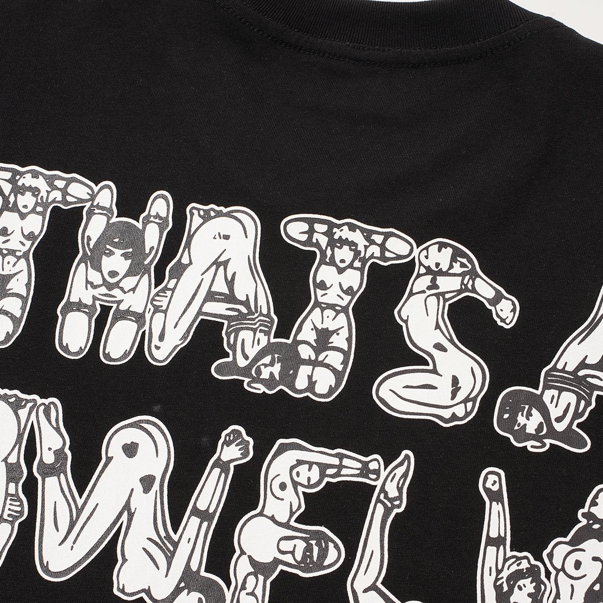 THAT'S A AWFUL LOT OF COUGH SYRUP Front & Back Graphic T-Shirt ¡ª detail