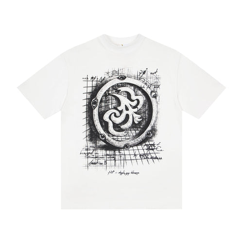 ASAALL White Graphic Short-Sleeve T-Shirt ¡ª hero