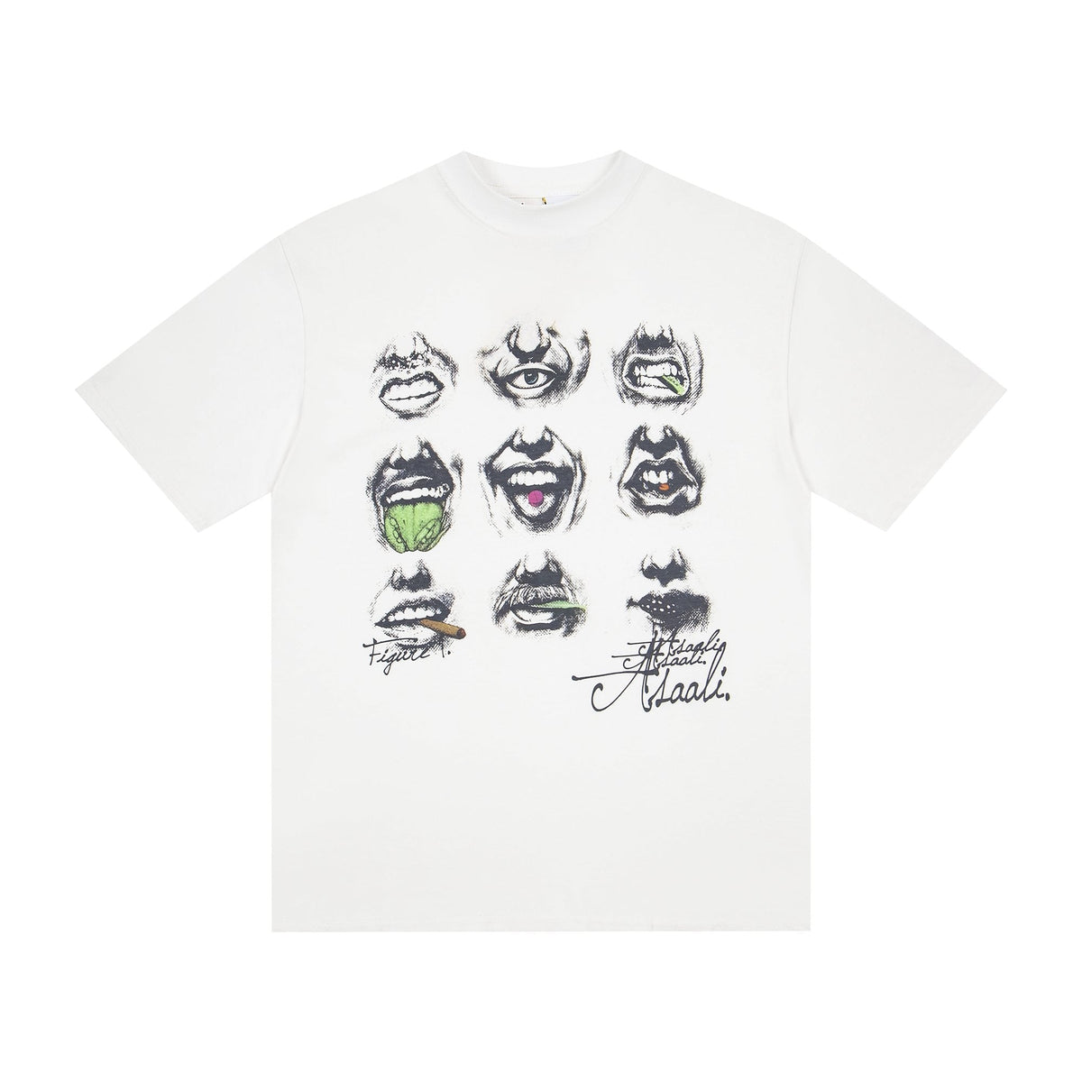 ASAALL Mouth & Eye Graphic Short-Sleeve T-Shirt ¡ª hero