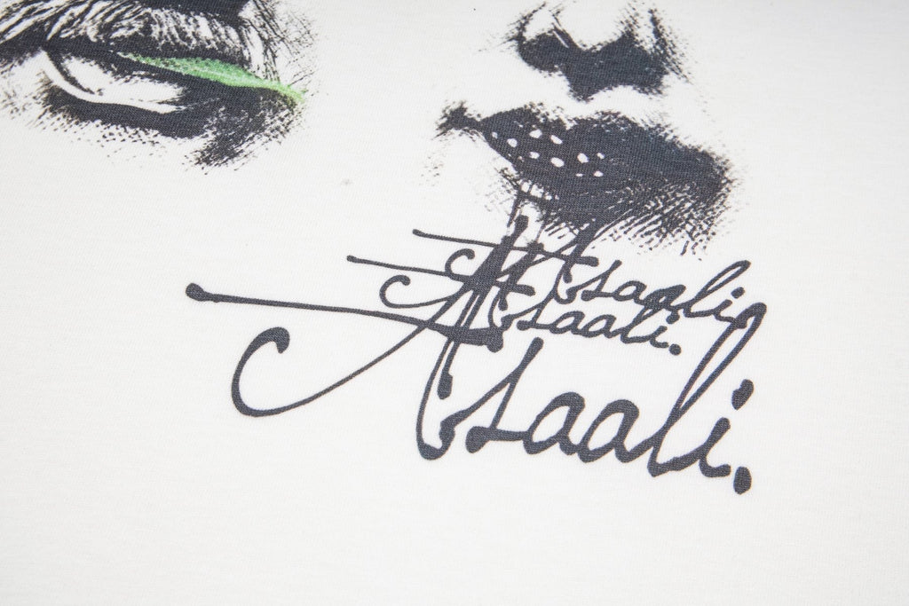 ASAALL Mouth & Eye Graphic Short-Sleeve T-Shirt ¡ª detail