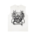 ASAALL White Graphic Sleeveless T-Shirt ¡ª hero