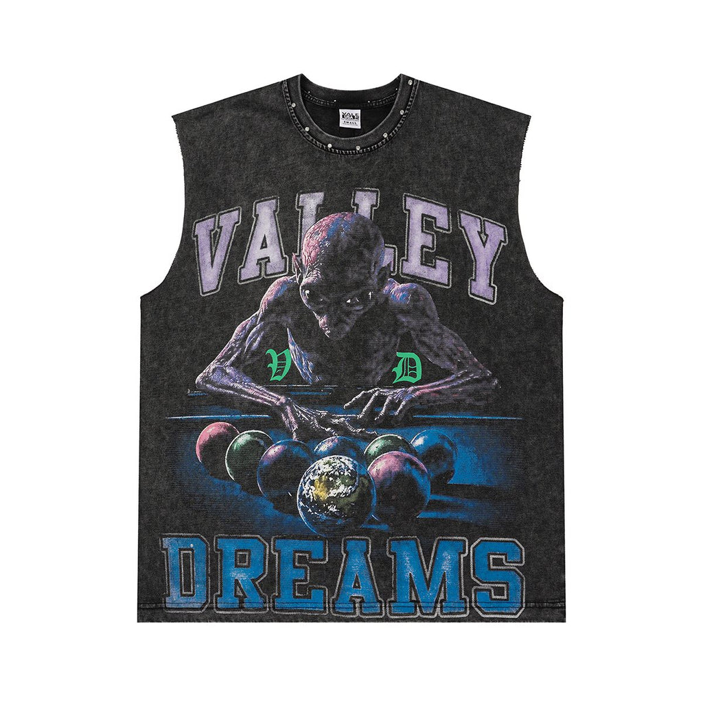 VALLEY Dreams Billiards Graphic Sleeveless T-Shirt ¡ª hero