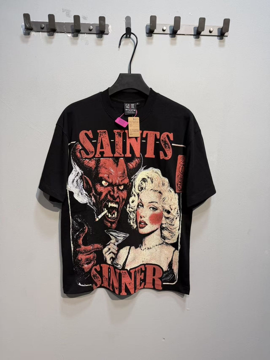 SAINT Front and Back Graphic Short-Sleeve T-Shirt ¡ª front
