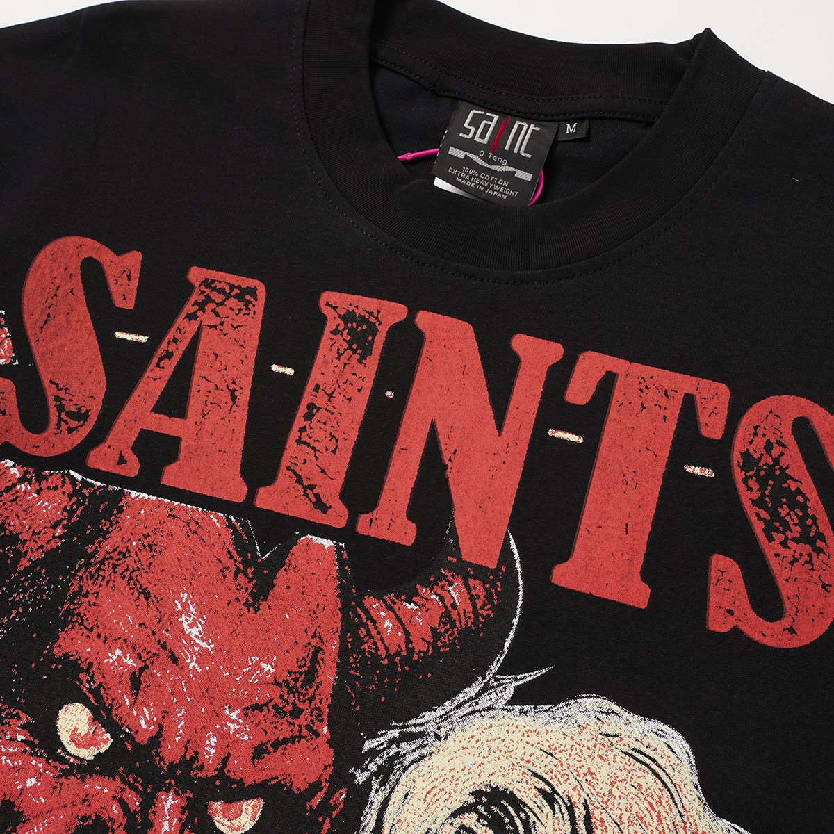SAINT Front and Back Graphic Short-Sleeve T-Shirt ¡ª detail