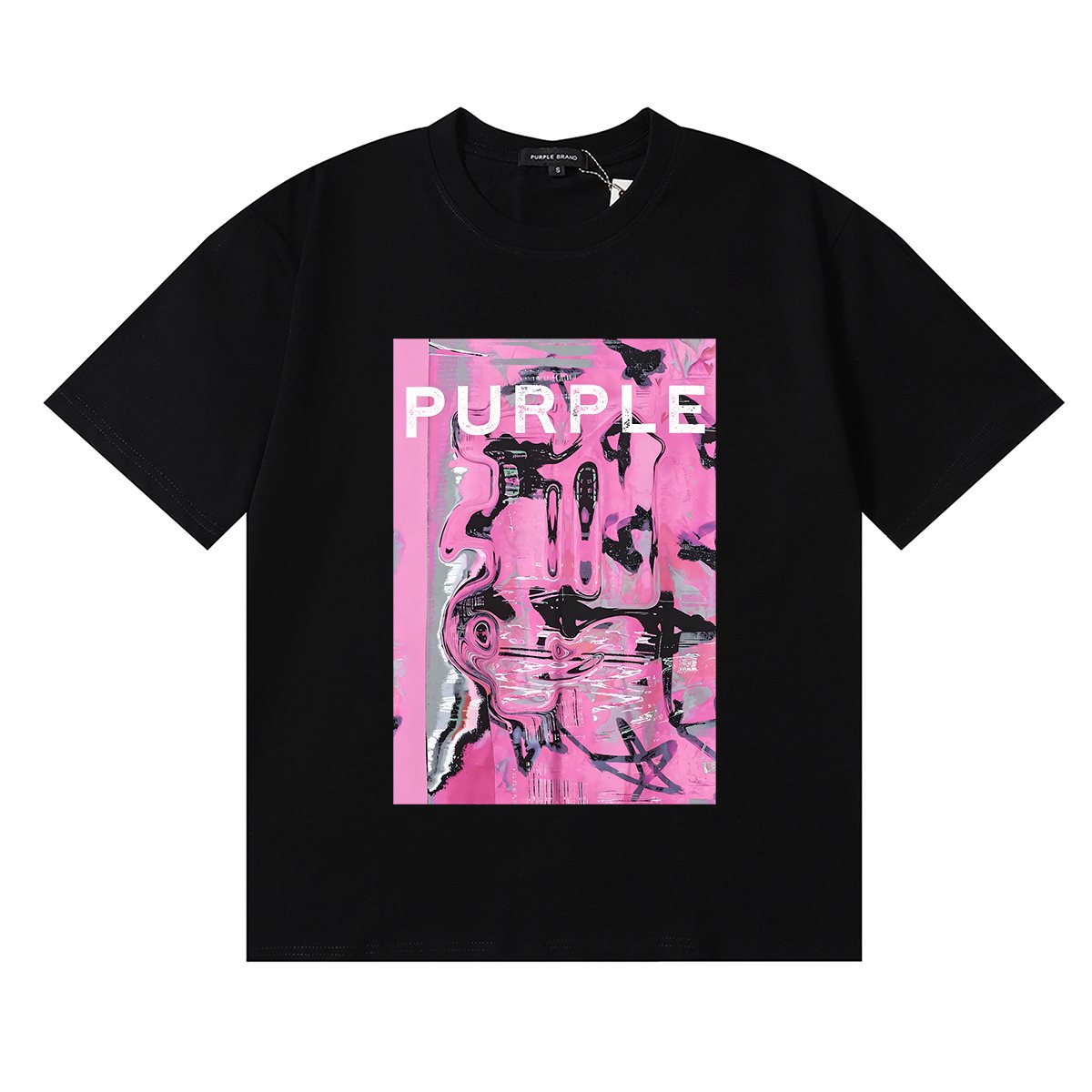 Purple Brand Displaced Graphic T-Shirt ¡ª hero