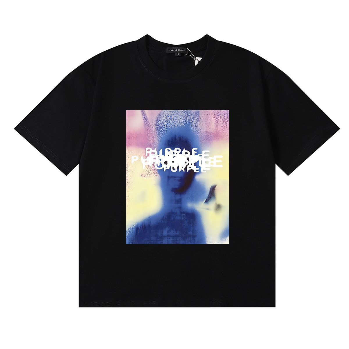Purple Brand Afterimage Graphic T-Shirt ¡ª front