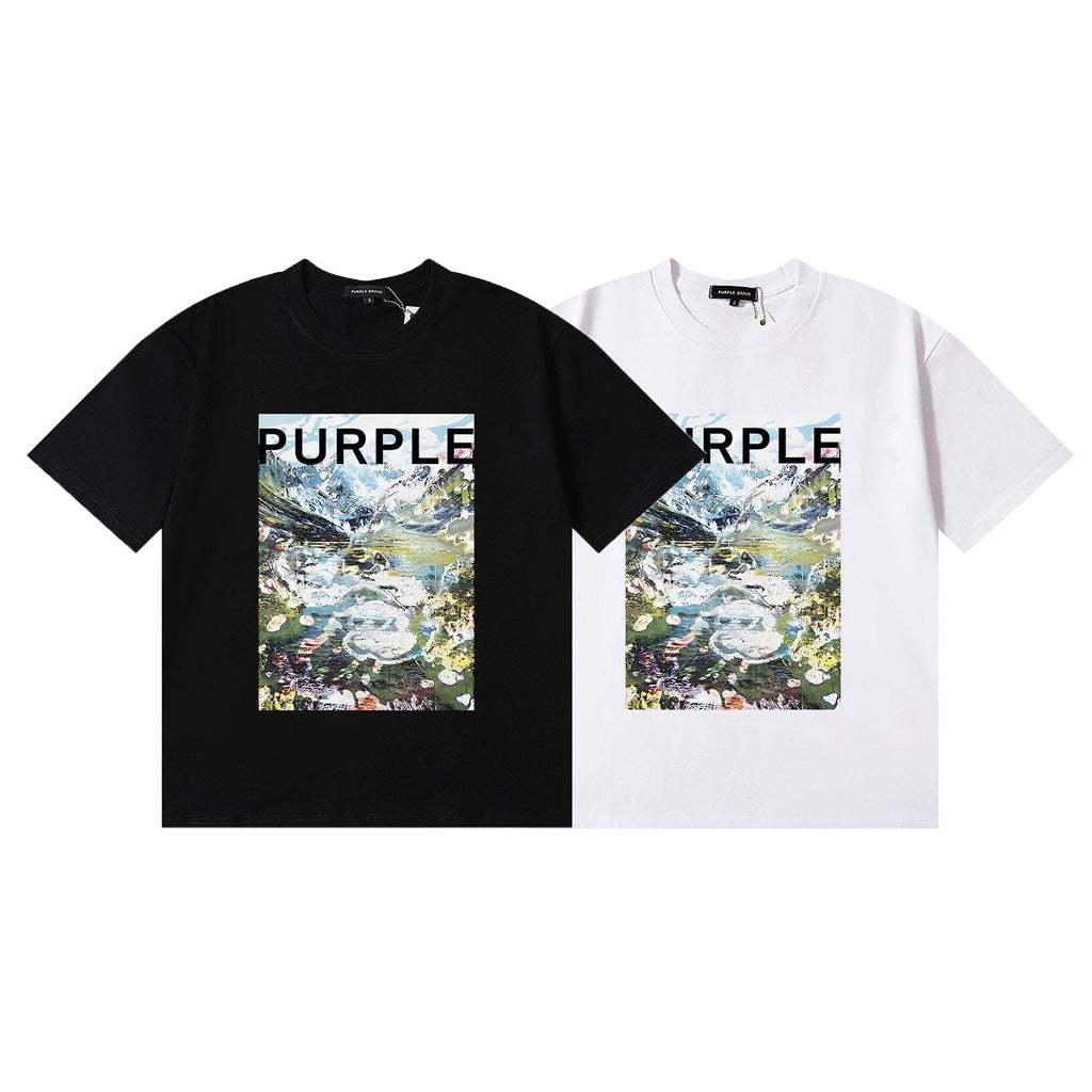 Purple Brand Landscape Graphic Short-Sleeve T-Shirt ¡ª comparison