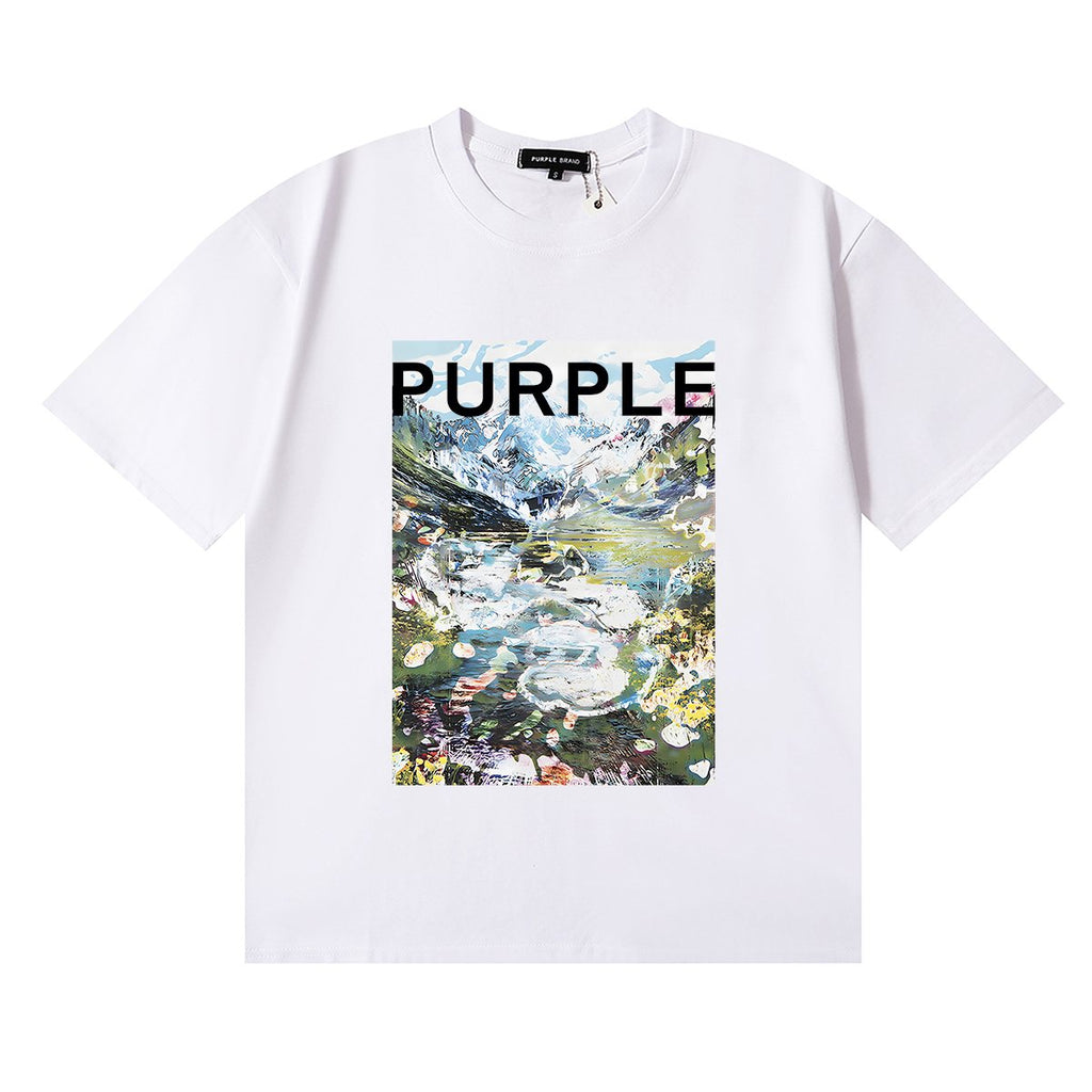 Purple Brand Landscape Graphic Short-Sleeve T-Shirt ¡ª hero