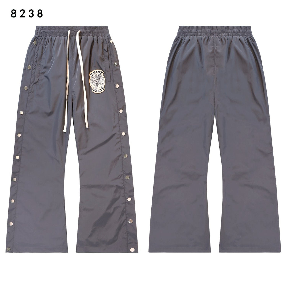 SAINT Vanity Patch Hooded Jacket & Snap-Pant Matching Set ¡ª front