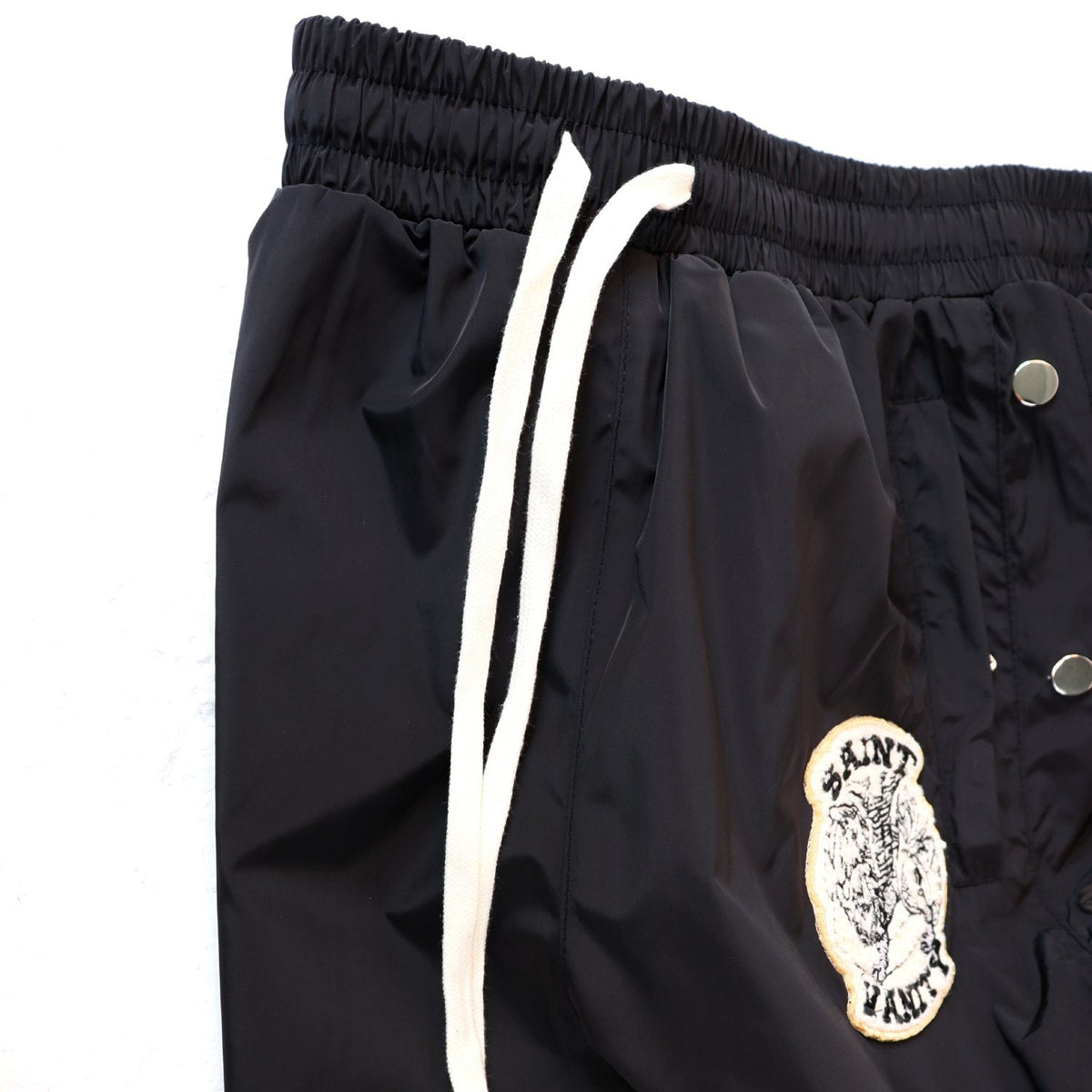 SAINT Vanity Patch Hooded Jacket & Snap-Pant Matching Set ¡ª detail