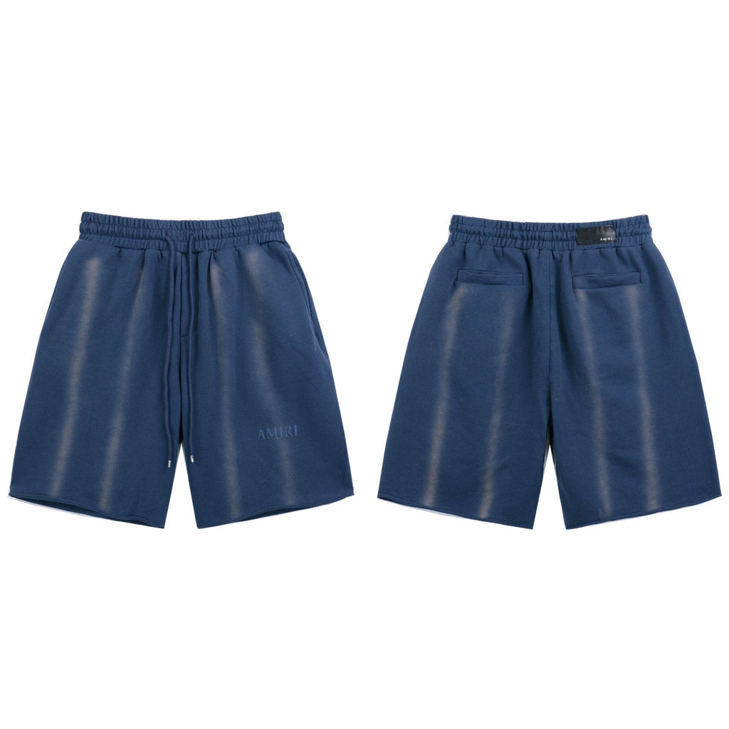 AMIRI Washed Embroidered T-Shirt & Shorts Set ¡ª front