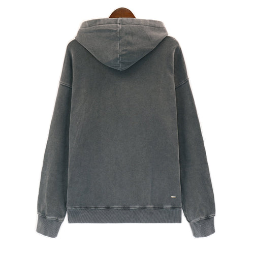 AMIRI Washed Dark Gray Graphic Hoodie ¡ª back