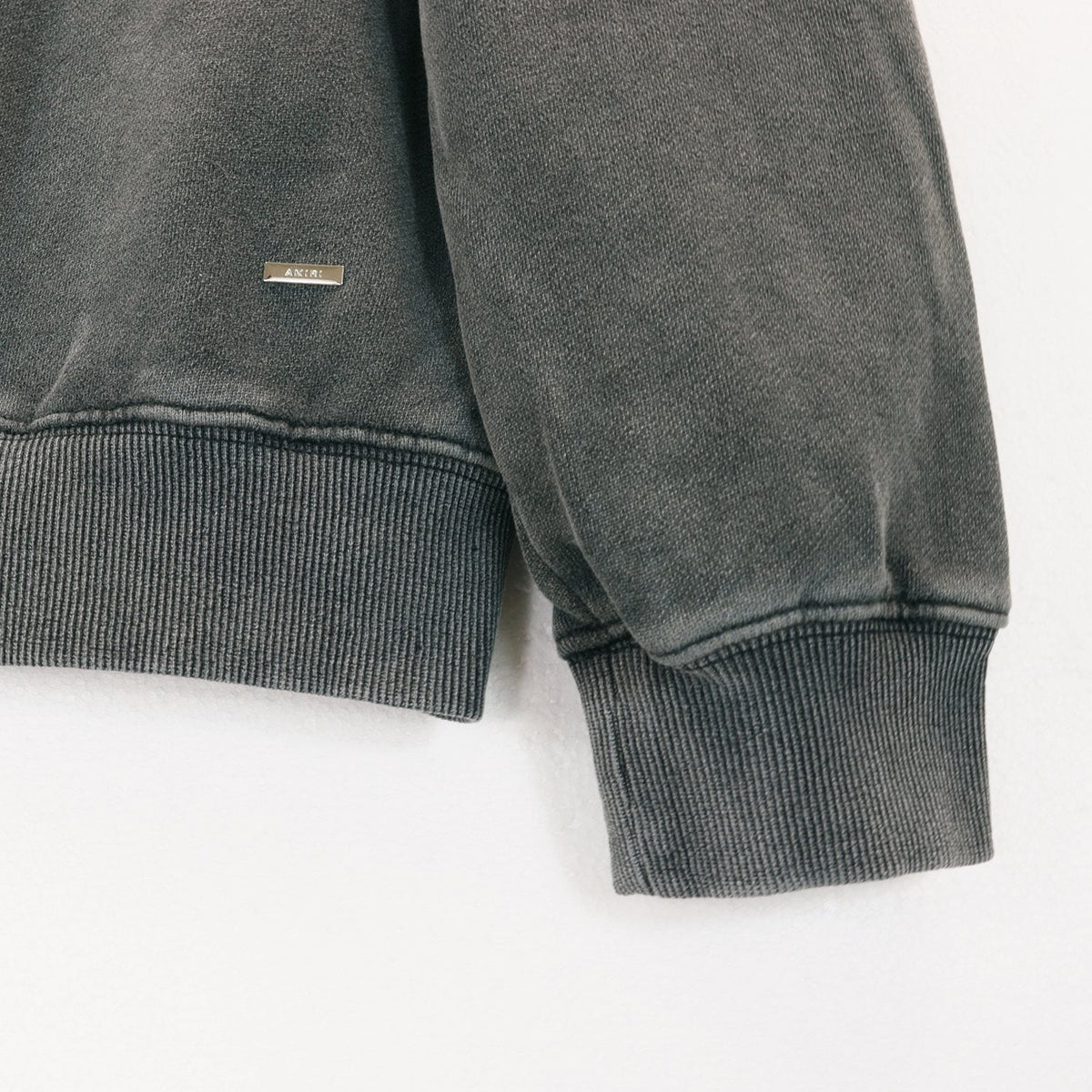 AMIRI Washed Dark Gray Graphic Hoodie ¡ª detail