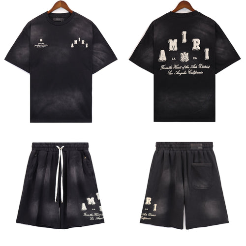 AMIRI Washed Graphic T-Shirt & Shorts Set ¡ª hero
