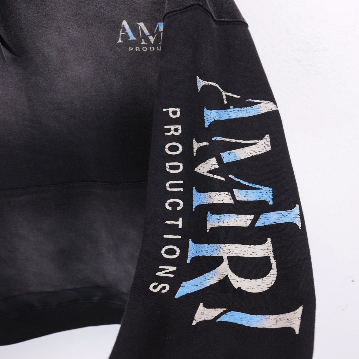 AMIRI Theatre Masks Rose Graphic Hoodie ¡ª detail