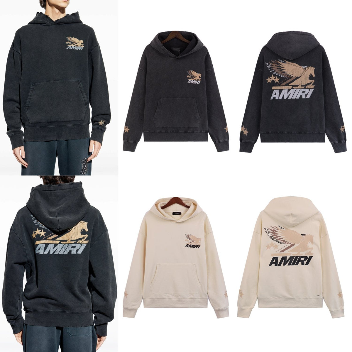 AMIRI Pegasus Graphic Hoodie ¡ª comparison