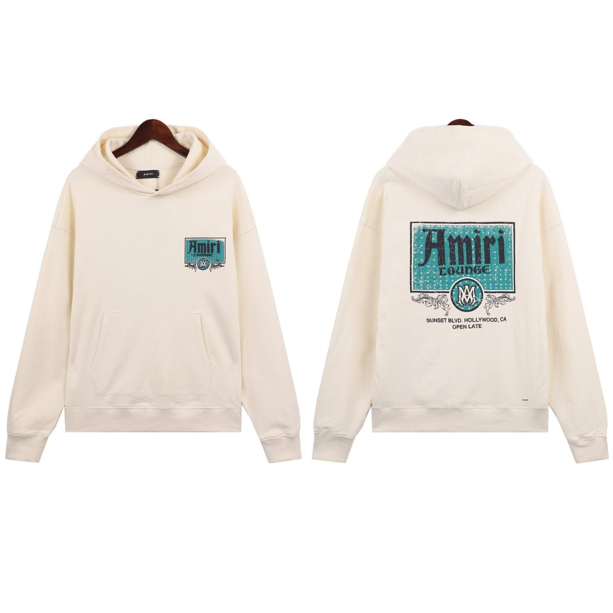 AMIRI Vintage Crystal Lounge Graphic Hoodie ¡ª front