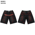VALLEY Skittle Letter Lightning Denim Shorts ¡ª hero